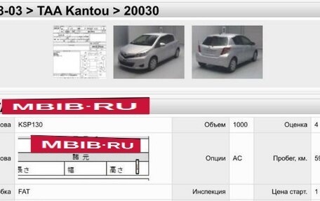 Toyota Vitz, 2012 год, 940 000 рублей, 1 фотография