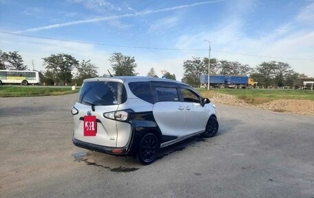 Toyota Sienta II, 2017 год, 1 100 000 рублей, 9 фотография