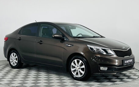 KIA Rio III рестайлинг, 2015 год, 930 000 рублей, 3 фотография