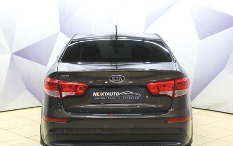 KIA Rio III рестайлинг, 2016 год, 999 600 рублей, 4 фотография