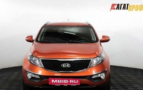 KIA Sportage III, 2014 год, 1 275 000 рублей, 2 фотография