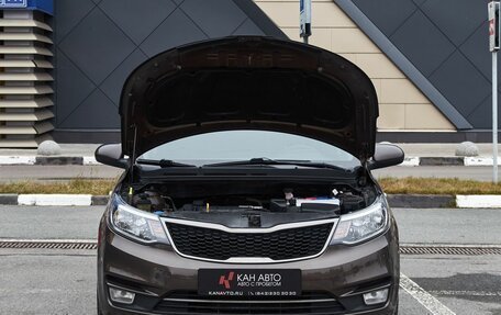 KIA Rio III рестайлинг, 2016 год, 1 027 000 рублей, 17 фотография