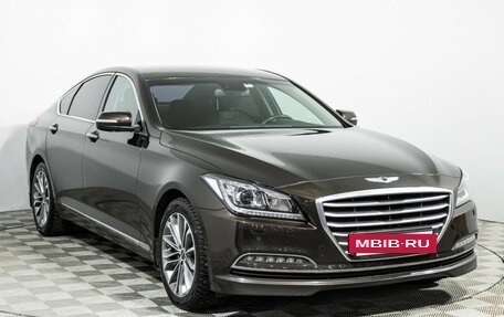 Hyundai Genesis II, 2015 год, 2 299 700 рублей, 3 фотография
