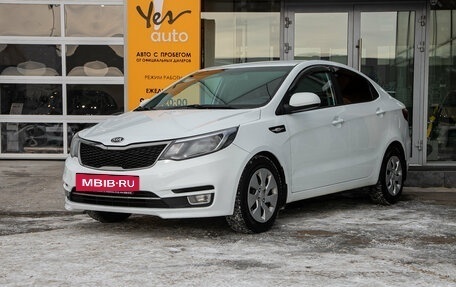 KIA Rio III рестайлинг, 2016 год, 979 000 рублей, 2 фотография