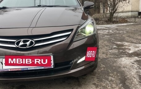 Hyundai Solaris II рестайлинг, 2014 год, 1 200 000 рублей, 16 фотография