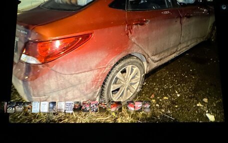 Hyundai Solaris II рестайлинг, 2011 год, 450 000 рублей, 1 фотография