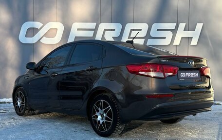 KIA Rio III рестайлинг, 2016 год, 1 210 000 рублей, 2 фотография