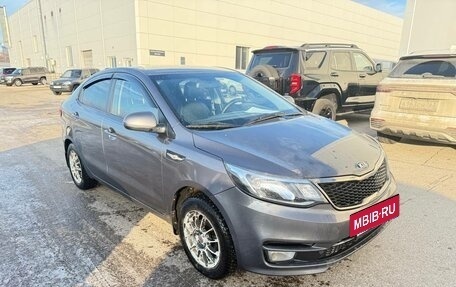 KIA Rio III рестайлинг, 2015 год, 811 000 рублей, 2 фотография