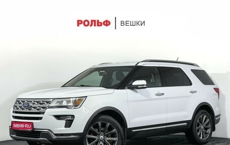 Ford Explorer VI, 2018 год, 3 097 000 рублей, 1 фотография
