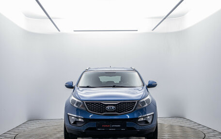 KIA Sportage III, 2014 год, 1 530 000 рублей, 2 фотография