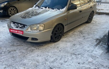 Hyundai Accent II, 2005 год, 80 000 рублей, 2 фотография
