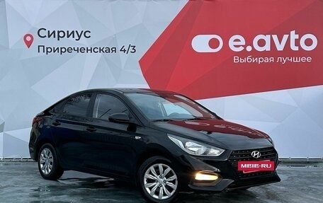 Hyundai Solaris II рестайлинг, 2017 год, 980 000 рублей, 3 фотография