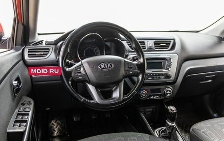 KIA Rio III рестайлинг, 2013 год, 768 000 рублей, 15 фотография