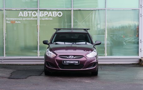 Hyundai Solaris II рестайлинг, 2012 год, 849 000 рублей, 4 фотография