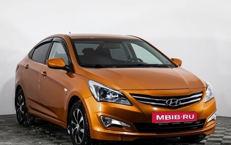 Hyundai Solaris II рестайлинг, 2014 год, 1 249 000 рублей, 3 фотография