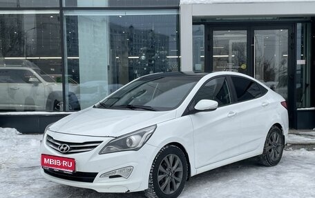 Hyundai Solaris II рестайлинг, 2014 год, 820 000 рублей, 1 фотография