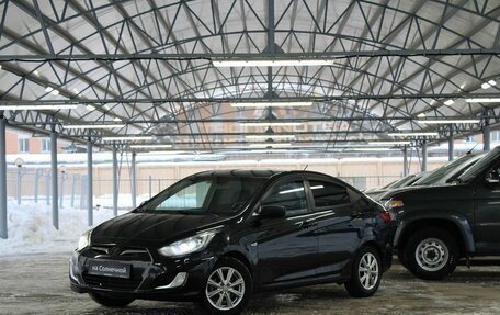 Hyundai Solaris II рестайлинг, 2011 год, 730 000 рублей, 1 фотография