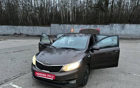 KIA Rio III рестайлинг, 2015 год, 850 000 рублей, 4 фотография