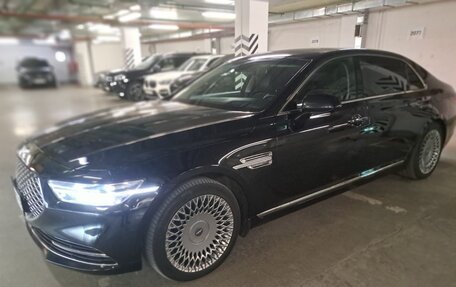 Genesis G90 I рестайлинг, 2021 год, 3 883 424 рублей, 1 фотография