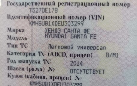 Hyundai Santa Fe III рестайлинг, 2014 год, 1 760 000 рублей, 2 фотография