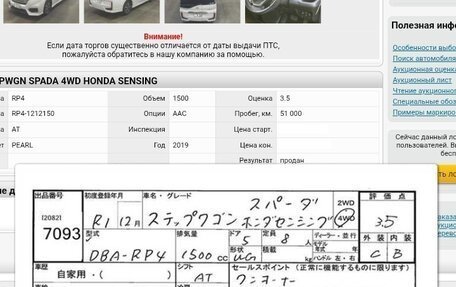 Honda Stepwgn IV, 2019 год, 2 850 000 рублей, 29 фотография