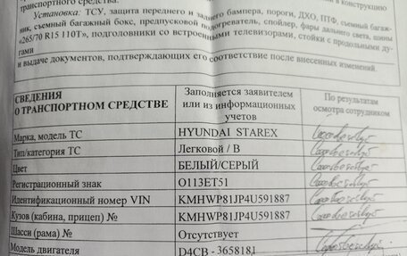 Hyundai Starex I рестайлинг, 2004 год, 700 000 рублей, 7 фотография