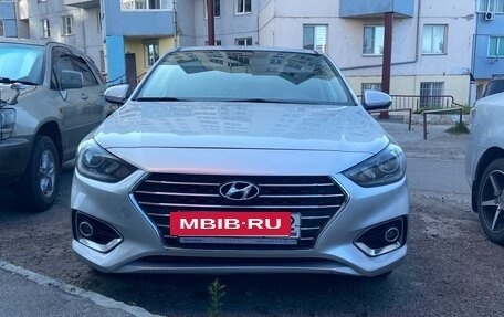 Hyundai Solaris II рестайлинг, 2018 год, 1 450 000 рублей, 3 фотография
