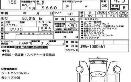 Honda S660, 2015 год, 1 350 000 рублей, 5 фотография