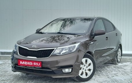 KIA Rio III рестайлинг, 2015 год, 1 049 000 рублей, 1 фотография