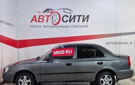 Hyundai Accent II, 2004 год, 307 000 рублей, 4 фотография