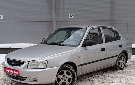 Hyundai Accent II, 2003 год, 119 000 рублей, 1 фотография