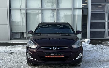 Hyundai Solaris II рестайлинг, 2012 год, 840 000 рублей, 2 фотография