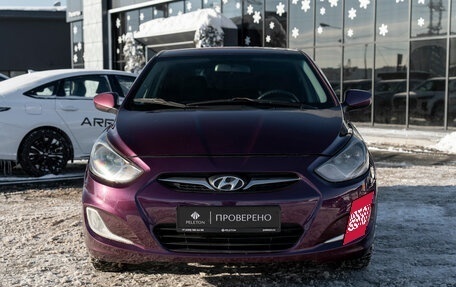 Hyundai Solaris II рестайлинг, 2012 год, 670 000 рублей, 3 фотография
