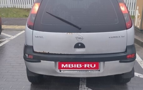 Opel Corsa C рестайлинг, 2002 год, 140 000 рублей, 6 фотография