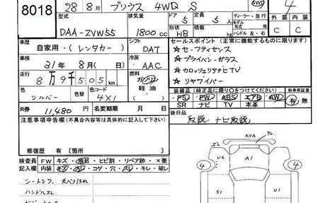 Toyota Prius IV XW50, 2016 год, 1 500 000 рублей, 13 фотография