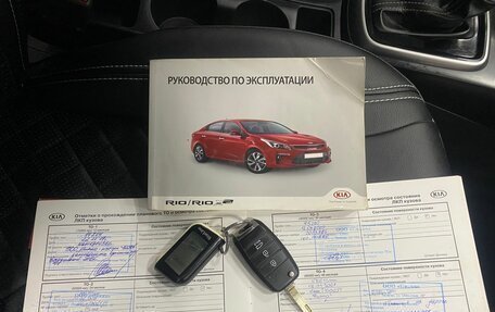 KIA Rio IV, 2019 год, 1 396 000 рублей, 32 фотография