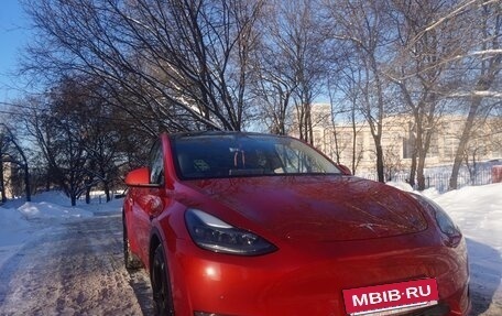 Tesla Model Y I, 2021 год, 4 200 000 рублей, 1 фотография