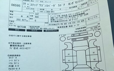 Honda Stepwgn IV, 2016 год, 1 495 000 рублей, 8 фотография
