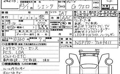 Toyota Sienta II, 2020 год, 1 650 000 рублей, 17 фотография