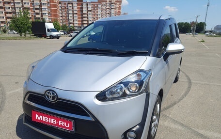 Toyota Sienta II, 2016 год, 1 320 000 рублей, 2 фотография