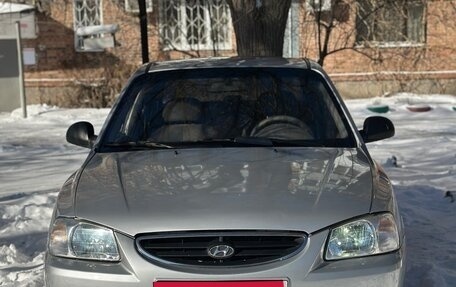 Hyundai Accent II, 2004 год, 380 000 рублей, 1 фотография