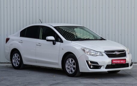 Subaru Impreza IV, 2016 год, 1 365 000 рублей, 1 фотография