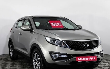 KIA Sportage III, 2015 год, 1 499 000 рублей, 3 фотография