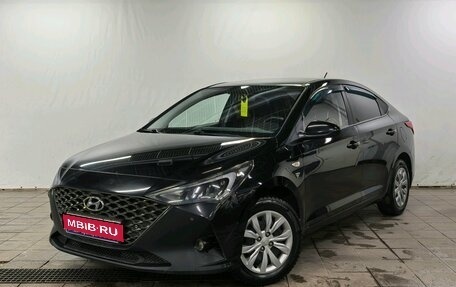 Hyundai Solaris II рестайлинг, 2021 год, 1 550 000 рублей, 1 фотография