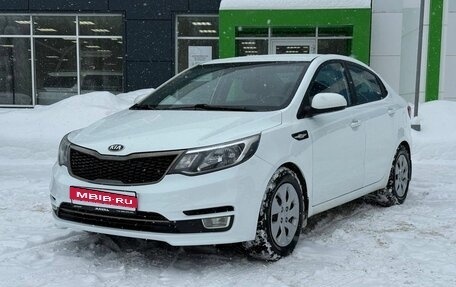 KIA Rio III рестайлинг, 2015 год, 969 000 рублей, 1 фотография