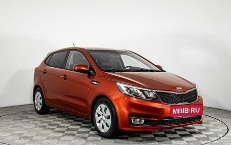 KIA Rio III рестайлинг, 2016 год, 999 000 рублей, 5 фотография