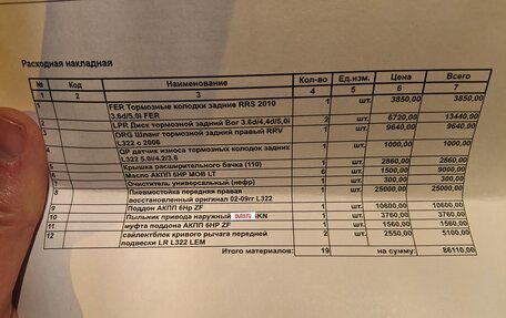 Land Rover Range Rover III, 2008 год, 1 350 000 рублей, 34 фотография