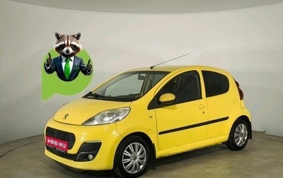 Peugeot 107 I рестайлинг, 2012 год, 399 654 рублей, 1 фотография