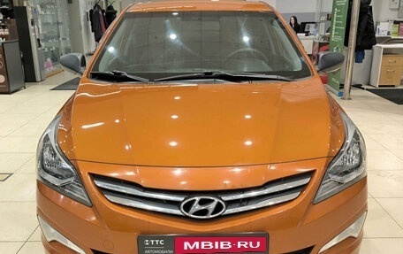 Hyundai Solaris II рестайлинг, 2014 год, 950 000 рублей, 2 фотография