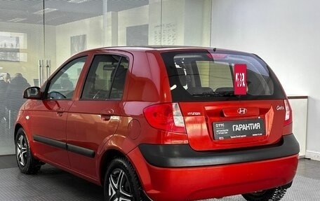 Hyundai Getz I рестайлинг, 2007 год, 445 000 рублей, 8 фотография